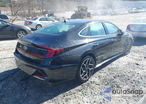 2021 Hyundai Sonata N Line из США, поврежденный, VIN 5NPEK4JC4MH130811